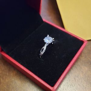 rhinestone engagement ring